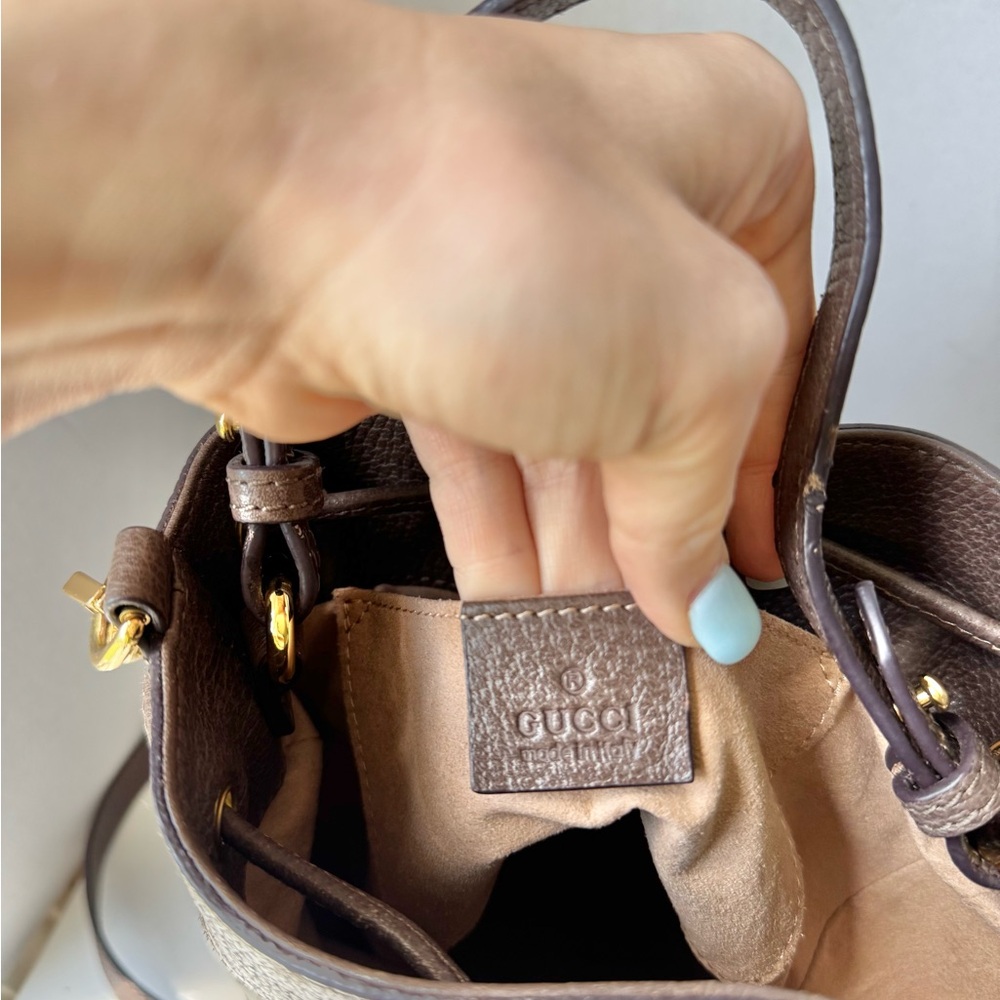 Gucci Brown and Cream Shoulder Bag - Picture 8 of 9